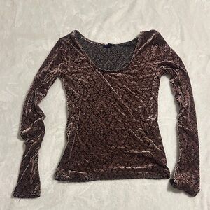 Aeropostale Pink Velvet Top